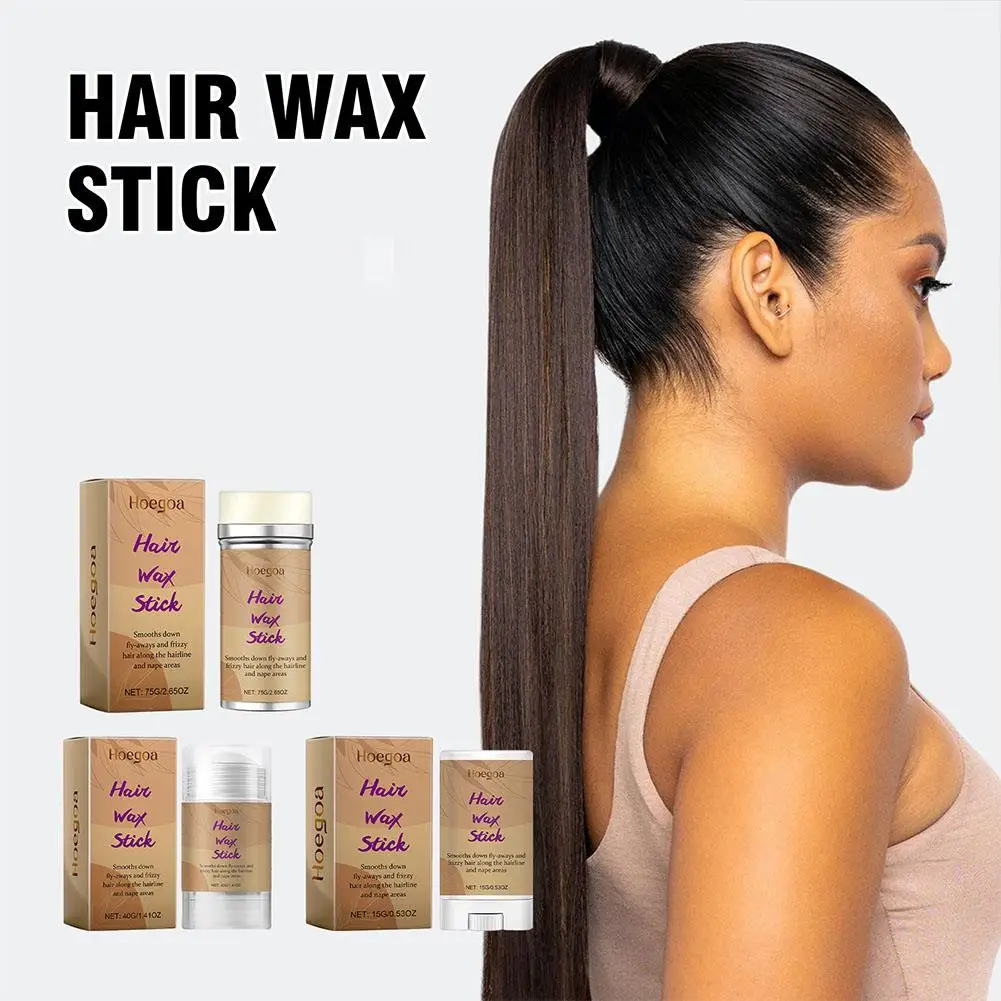 

Professional Hair Wax Stick For Wig Hair Wax Stick Gel Cream Non-Greasy Style Hair Wax Stick For Men Women Broken Hair Arti Q4X4