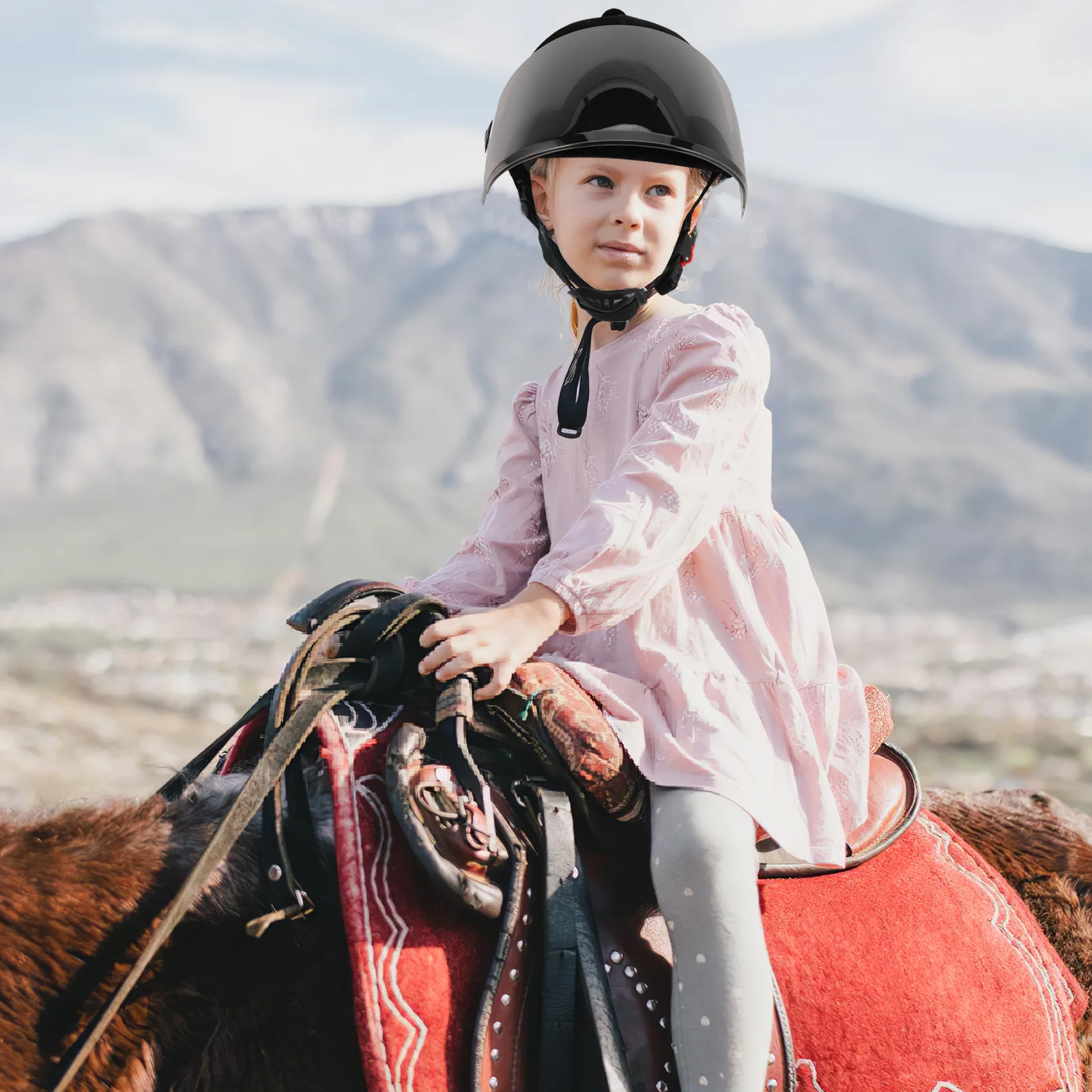 أغطية رأس آمنة لركوب الخيل لشباب الفروسية لركوب الدراجات والتزلج ومعدات الحماية الرياضية #5