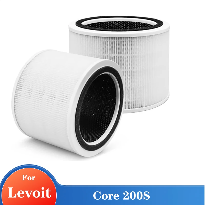 

1Pcs/2pcs Replacement Filter Compatible with LEVOIT Core 200S Smart WiFi Air Purifier, Fit for Levoit Core 200s Replacement Filt