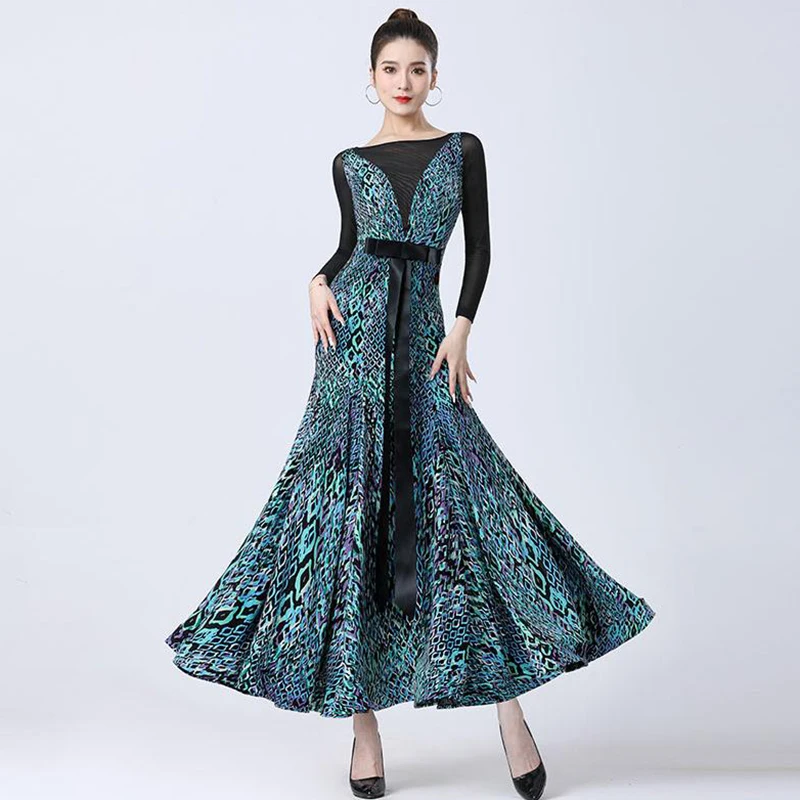 Ballroom Dance Dress High-grade Modern Practice Costume National Standard 2024 New Women Tango Waltz Stage Performance Clothes