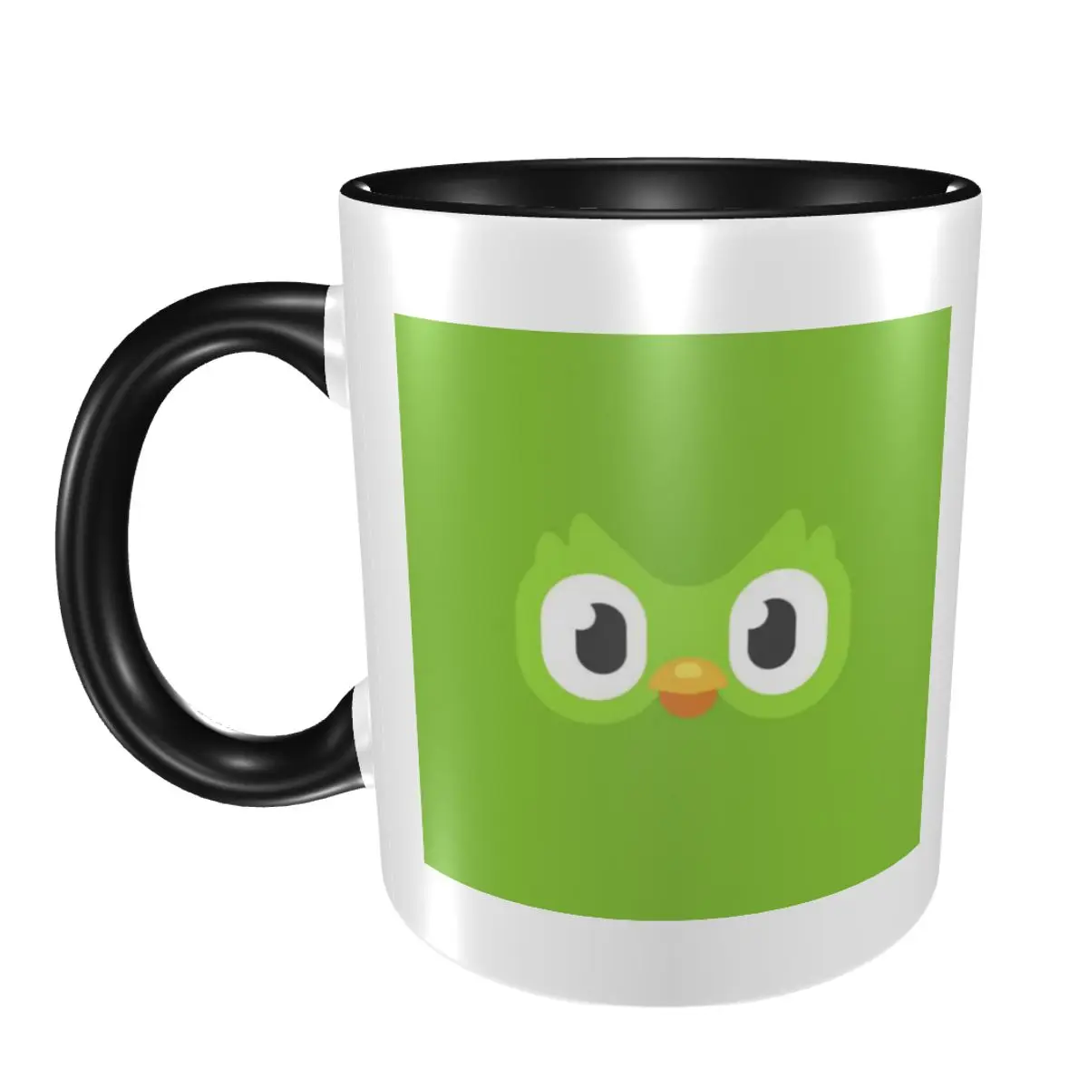 

Duolingo Owl Duo Mug Funny Ceramic Coffee Cups Tea Mugs Milk Cup Drinkware Gift for Woman Man