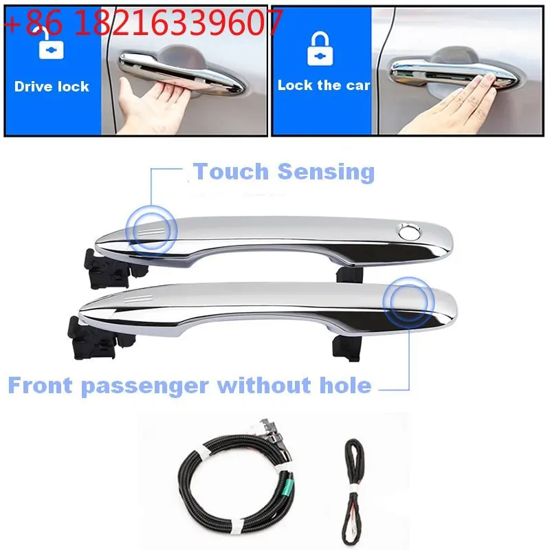 TAO silvery Sensor Handle Intelligent Door Handle Modification Keyless entry For Toyota Camry 18-2022 Xv70 V70 70 for prius xw50