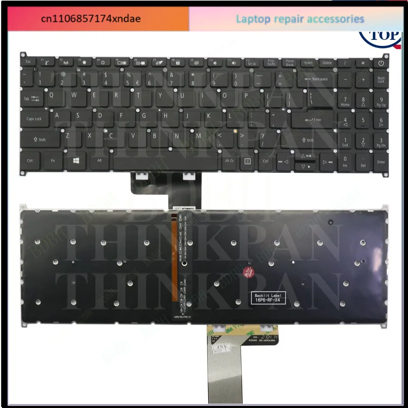 US Backlit Keyboard for For Acer Aspire 5 A515-43 A515-43G A515-54 A515-54G