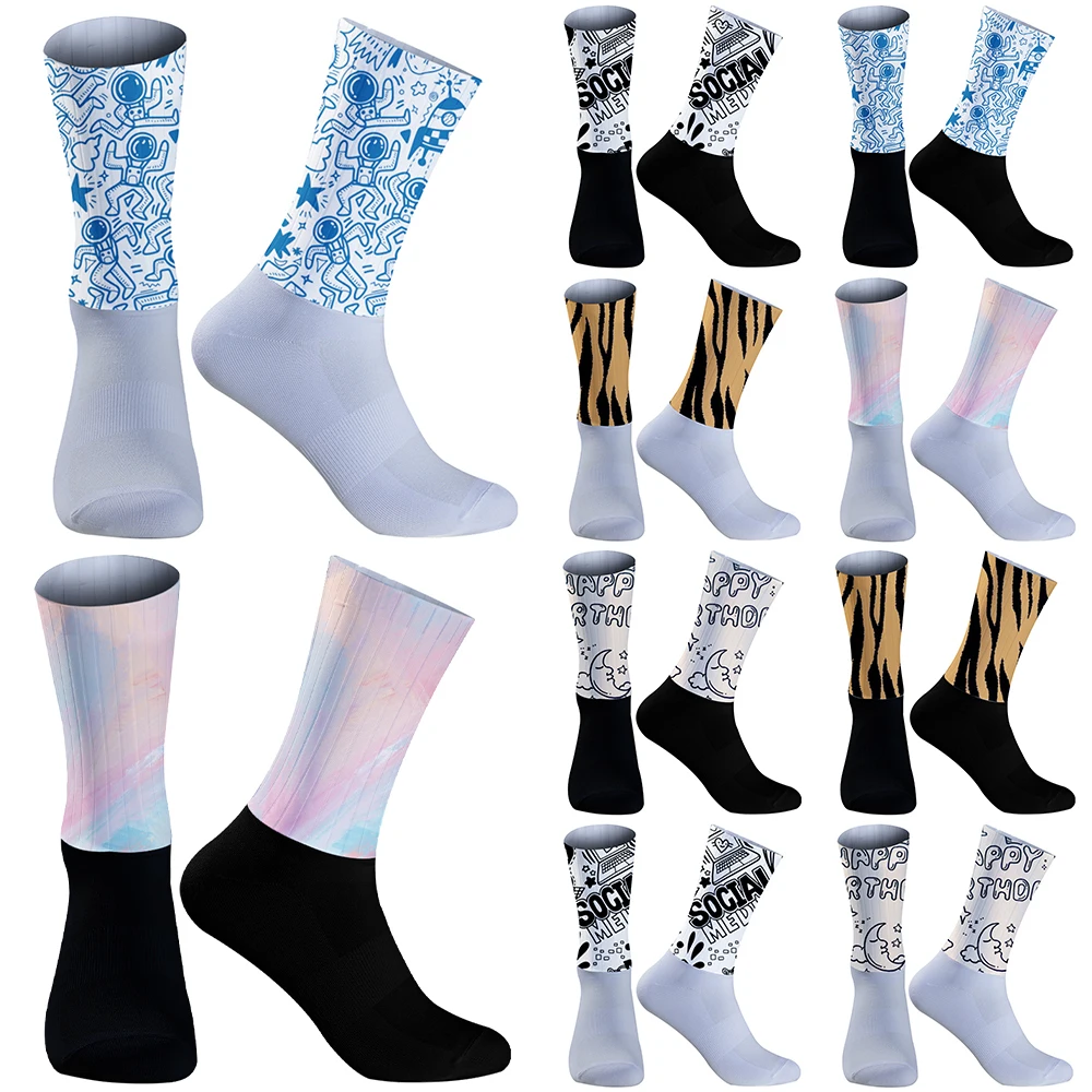 

Seamless Anti Slip Cycling Socks Bike Aero Socks Outdoor 2024 New Summer Bike socks