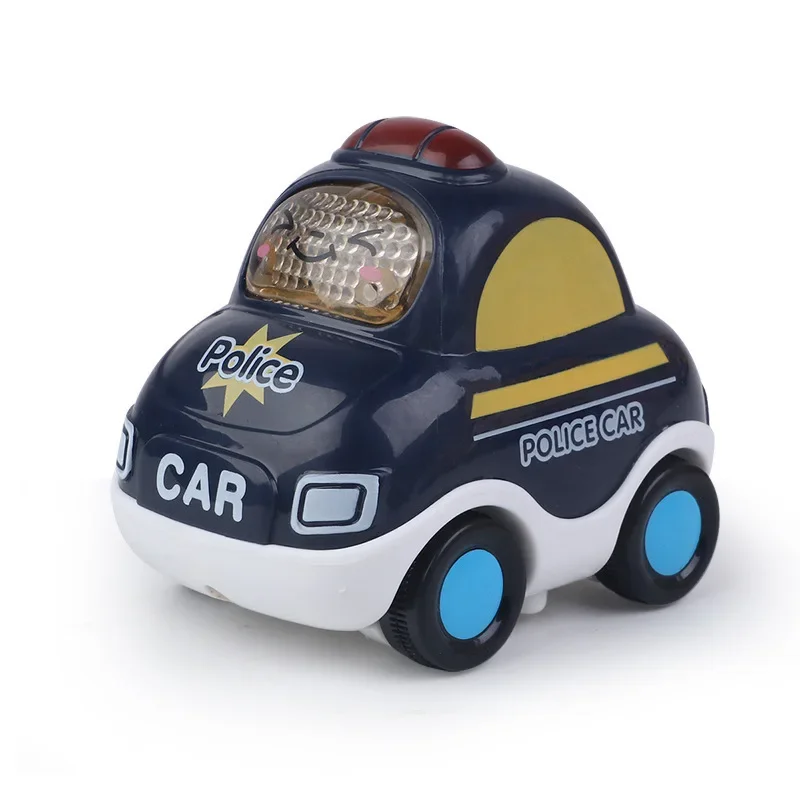 Mini carro inercial bonito para crianças, ônibus escolar, carro de polícia, caminhão de bombeiros, carrinho de sorvete, veículos hobbies, meninos, meninas, presentes