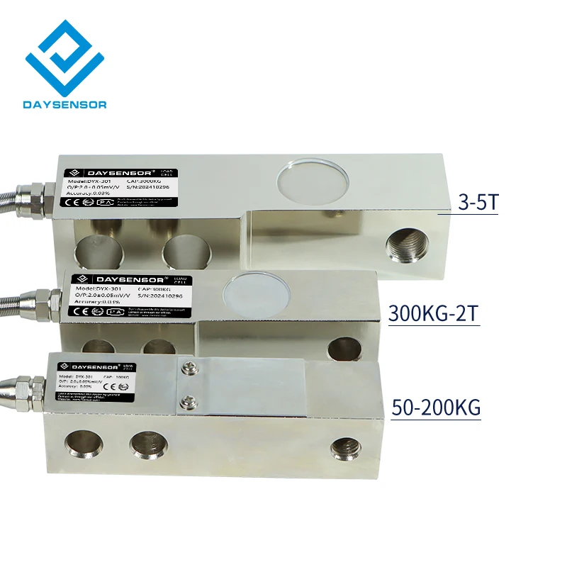 DYX-301 Cantileve Scale weighing Sensor Shear Beam Load Cell Force Measurement alloy steel Electronic platform Rail 50KG 1ton 3T