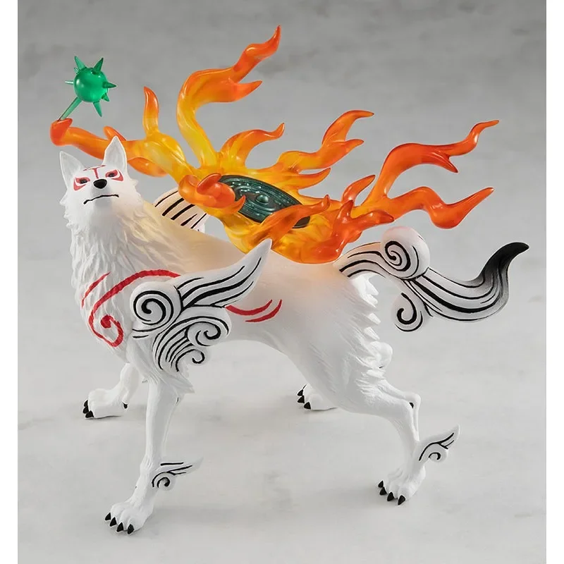 Good Smile Genuine POP UP PARADE Okami Anime Figure Amaterasu Action Toys for Boys Girls Kids Christmas Gift Collectible Model