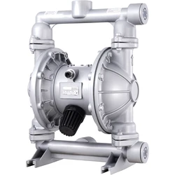 SucceBuy Air Operated Double Diaphragm Pump, 44 GPM Max 115 PSI Air Waste Oil Pneumatic Transfer Pump for Diesel Grease Oil Use