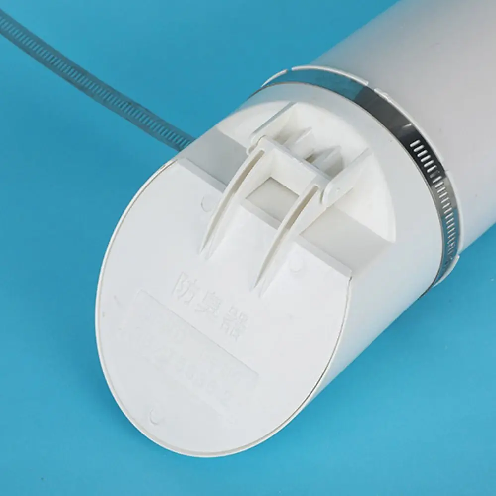 50/75/110/160mm Outdoor Balcony White Drainage Pipe Anti Odor Floor Drains Insect-proof Roof Cover Rain Pipe Cap Strainer Plugs