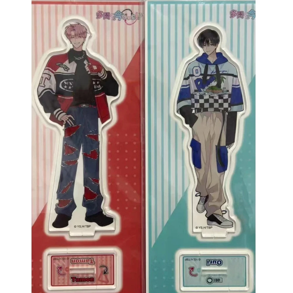 

Anime Tamon's B-Side Cosplay Tamon Fukuhara Ouri Sakaguchi Acrylic Stand Desk Decoration Standing Plate Unisex Collection Prop