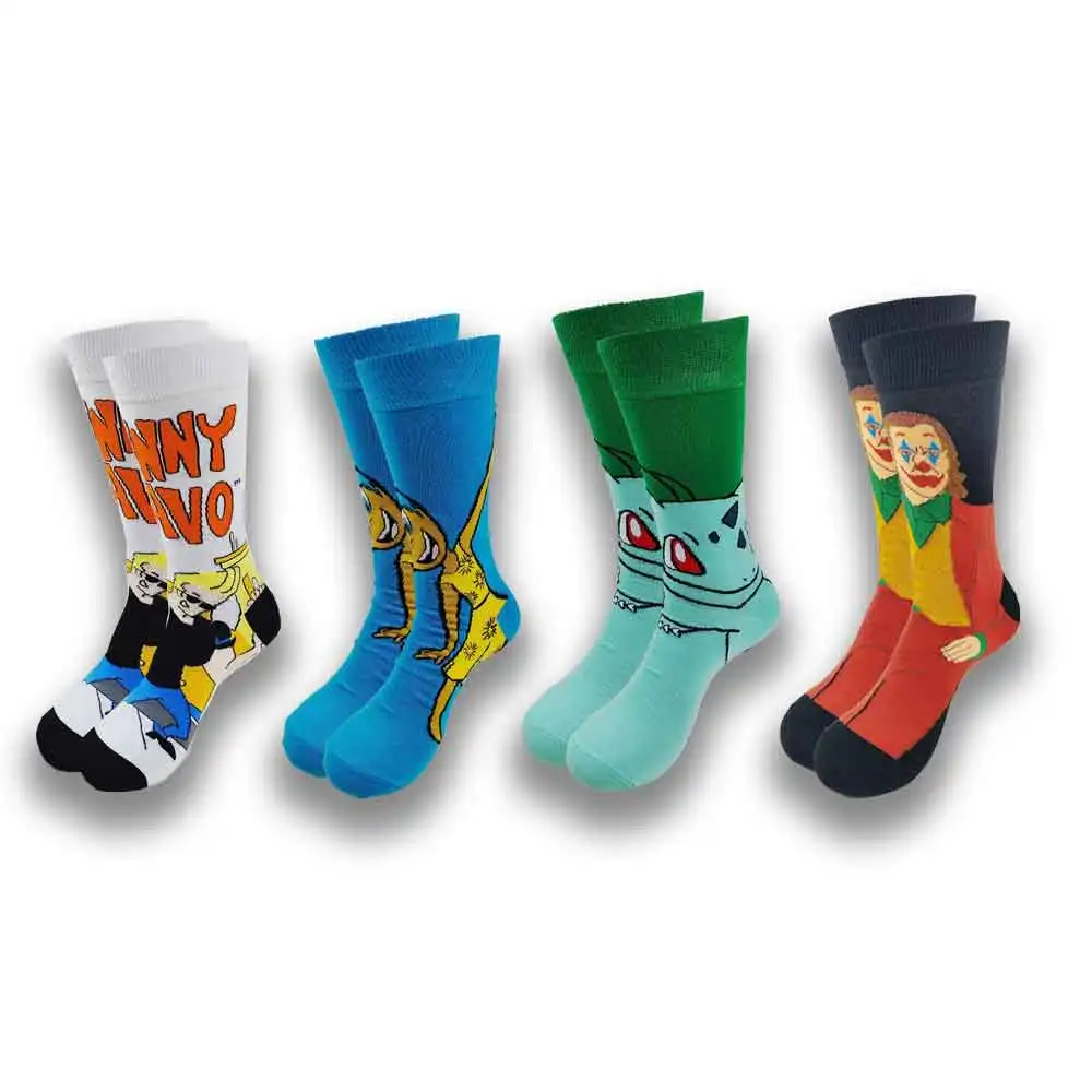 

Усовершенствованное производство мужских носков с новым дизайном и милыми узорами.