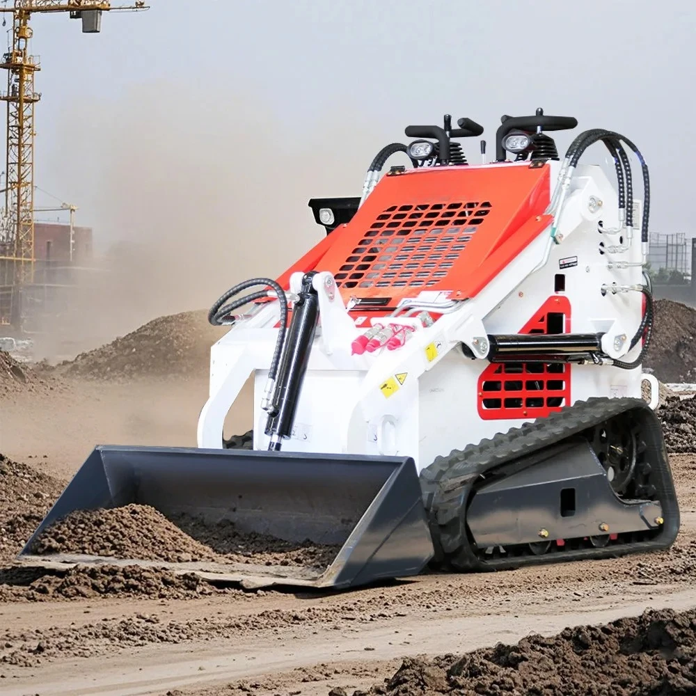 تخصيص جرافة ذات عجلات الأرض الديزل المنزل استخدام جرافة انزلاقية صغيرة محرك كوبوتا المستخدمة/جديد محمل مسار صغير يورو 5 تخصيص