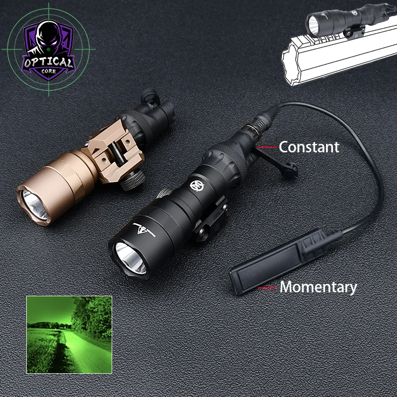 

WADSN IR Light Flashlight M300C With SL07 Tail Cover Switch Constant/Monentary Infrared illumination LED Hunting Weapon Light