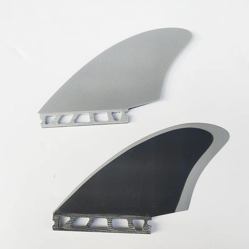 Sea Surfboards Tail Shark Fins Dual Fins Two Color Fiberglass Tail Rudders Two Piece Side Rudders Surfboard Accessories