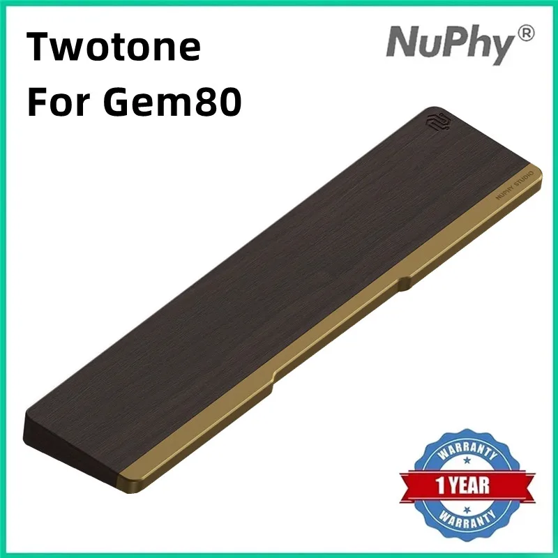 NuPhy Twotone para Gem80, reposamuñecas de aleación de aluminio acrílico, Brace de Palma