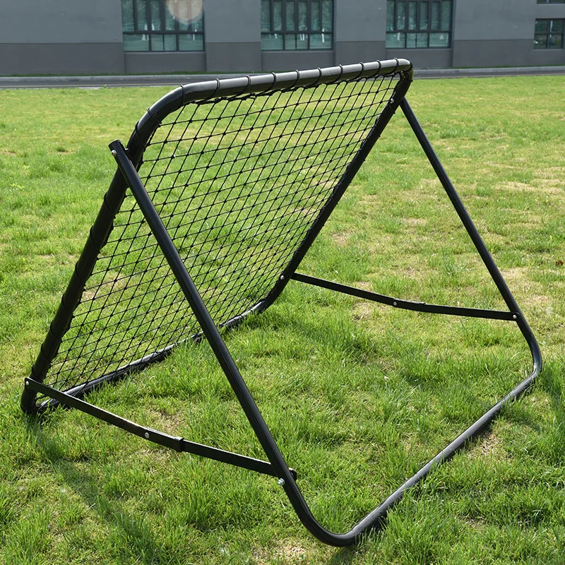 1 Portable Multi-Function Soccer Equipment Training Adjustable Backboard Goal Net Kids Steel Frame Football Practice 2025