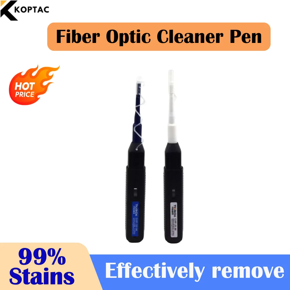 

SC One Click Cleaner 2,5 мм 1,25 мм SC/ST/LC/FC Универсальный разъем Ручка для чистки оптоволокна