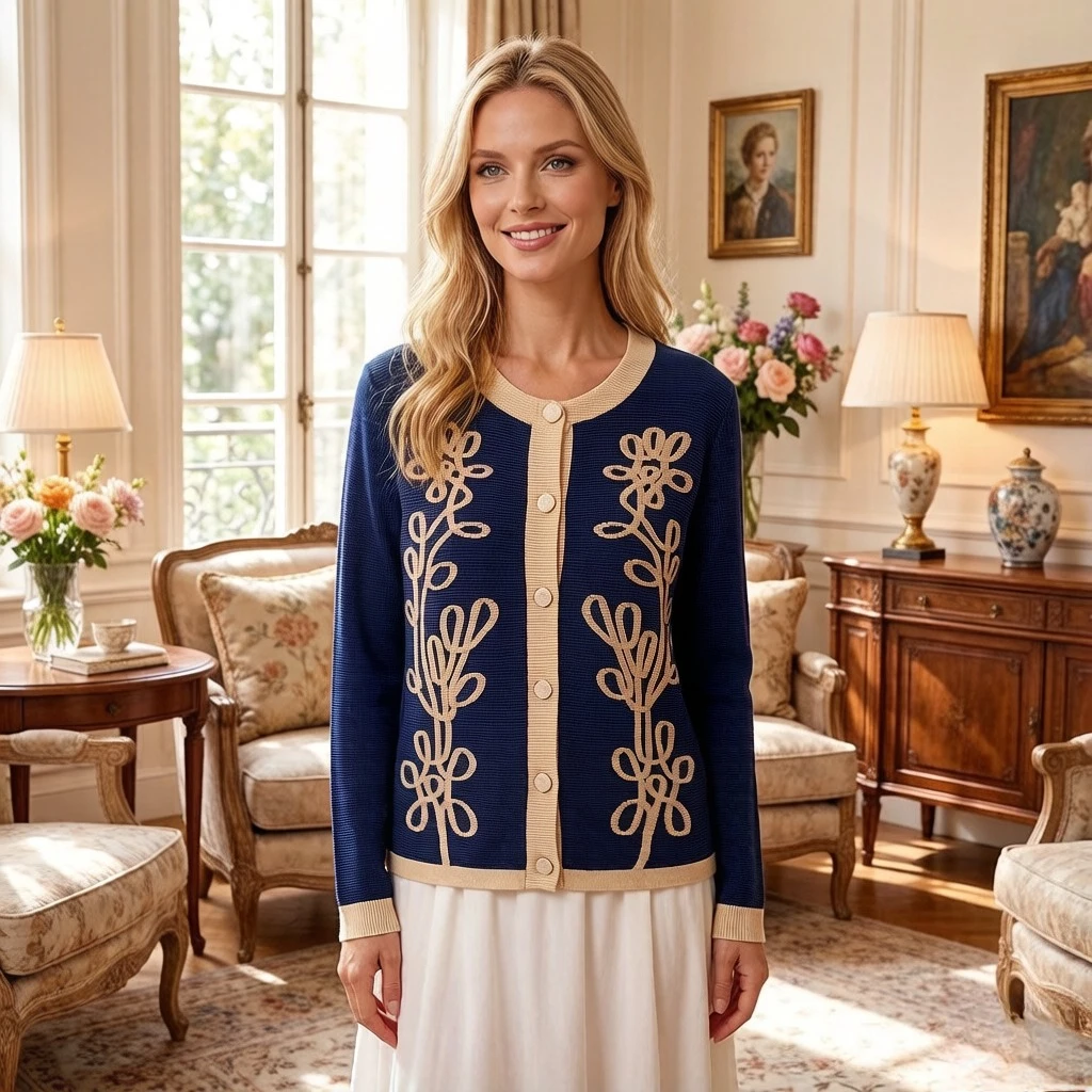 

Miyake Pleated Spring New Arrival Fashion Embossed Pleated Blouse Women's Loose Fit Single-Button Long Sleeve Cardigan Jacket