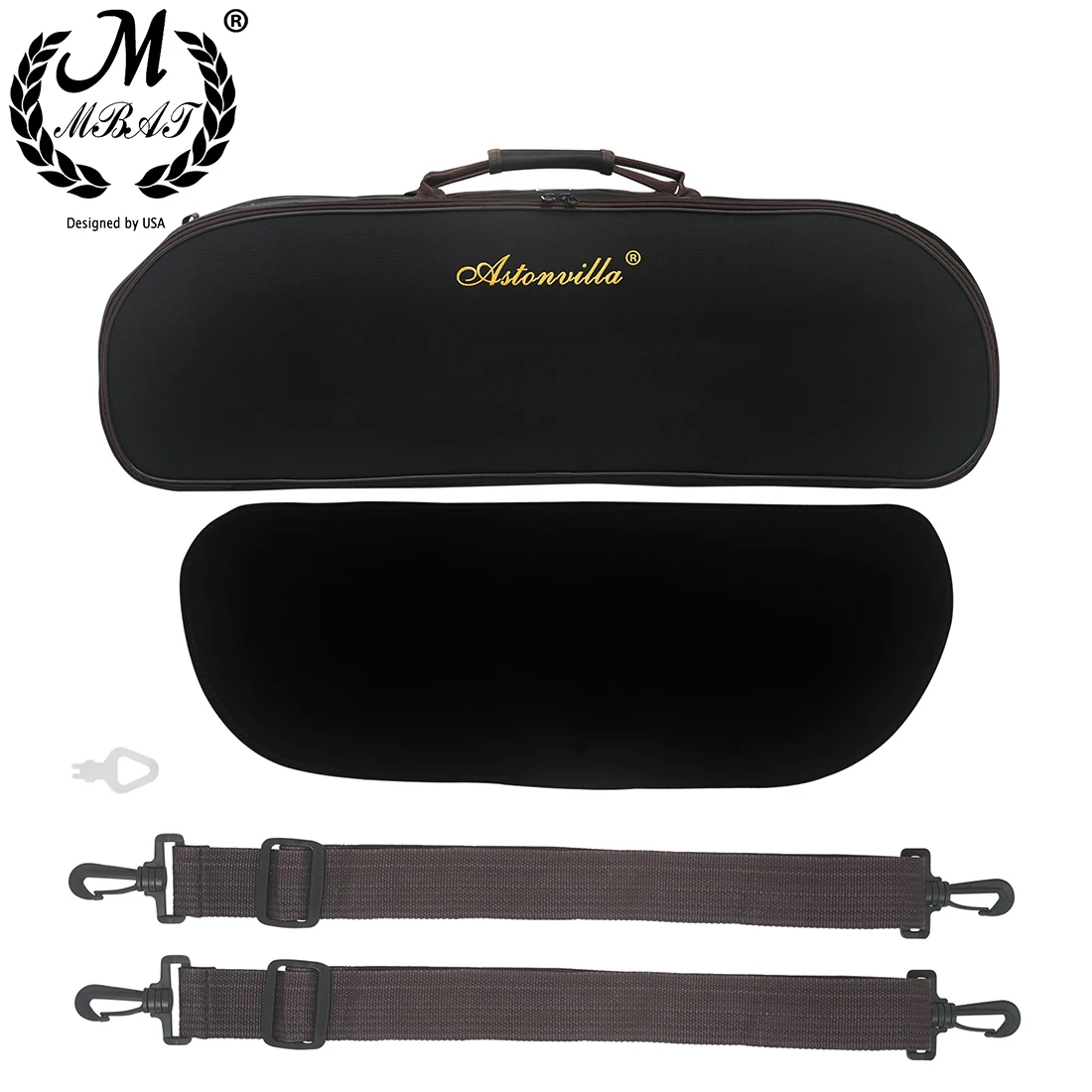 

M MBAT 4/4 Violin Case Metal Lock Large Storage Box With Hygrometer Shoulder Strap Canvas Flannel Violin Box Parts Accessories