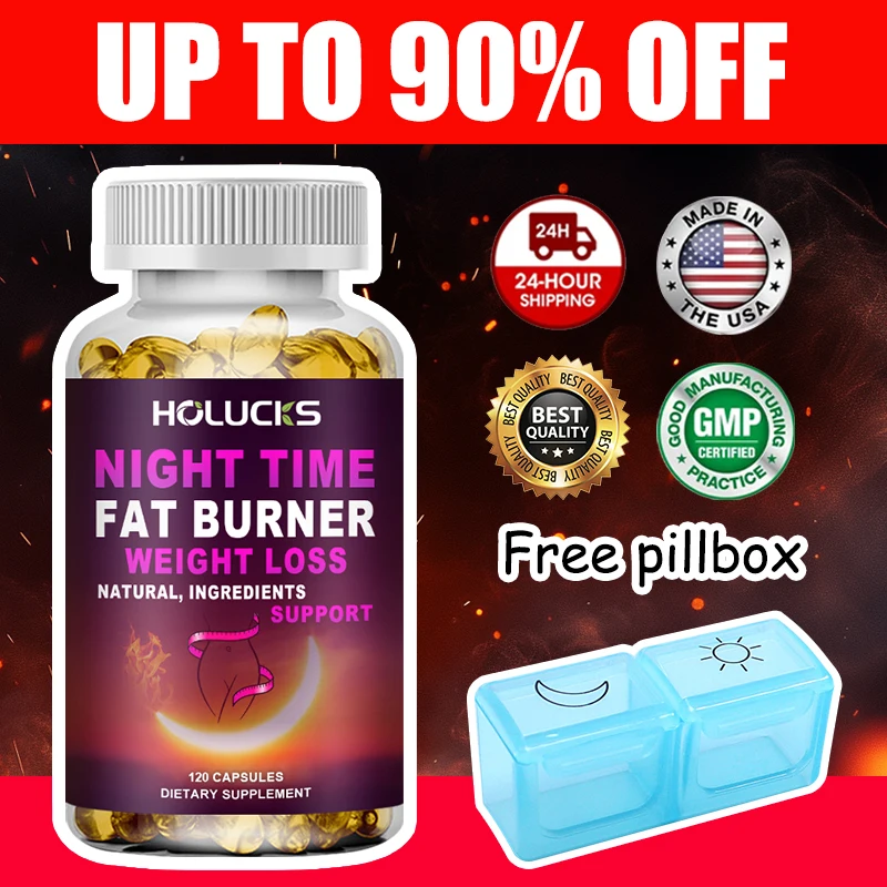 

Extra Strength Night Time Fat Burner Supplement, for Reduces Bloating, Promotes Relaxation, Promotes Restful Sleep, Metabolism