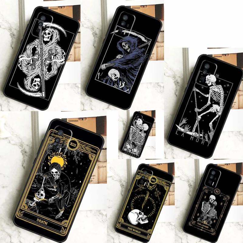 Чехол Death Tarot для POCO X3 X6 F6 Pro M6 X5 F3 F5 M5s Xiaomi 13 14 Ultra 12 Lite 11T 12T 13T Pro, чехол