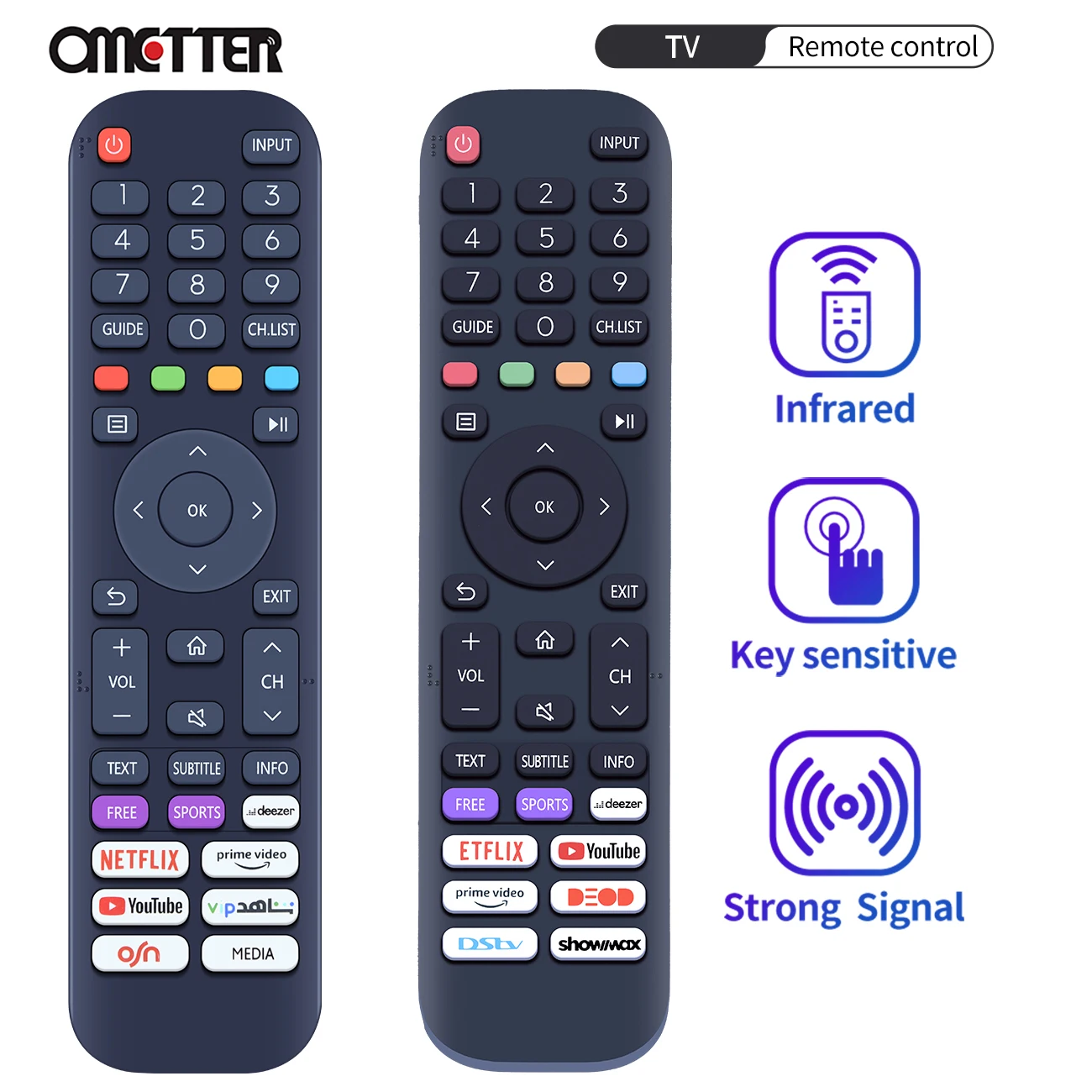 

New Original EN2AD30H (0011) EN2AC30H (0011) For Hisense Smart LCD LED TV Remote Control