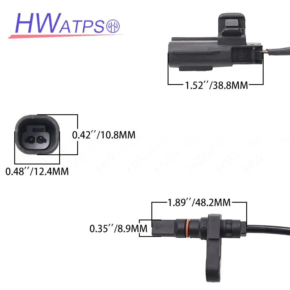 For Toyota Alphard/Vellfire 2008-2015 Estima 2006-2016 Previa Front Left Right ABS Wheel Speed Sensor OE 89542-28100,89543-28100