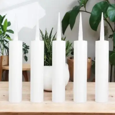5 pcs Empty Caulk Tubes Universal Sealant Tube For Home Improvement Construction Tool Refillable Plastic Caulking Tube Trimmable view 6