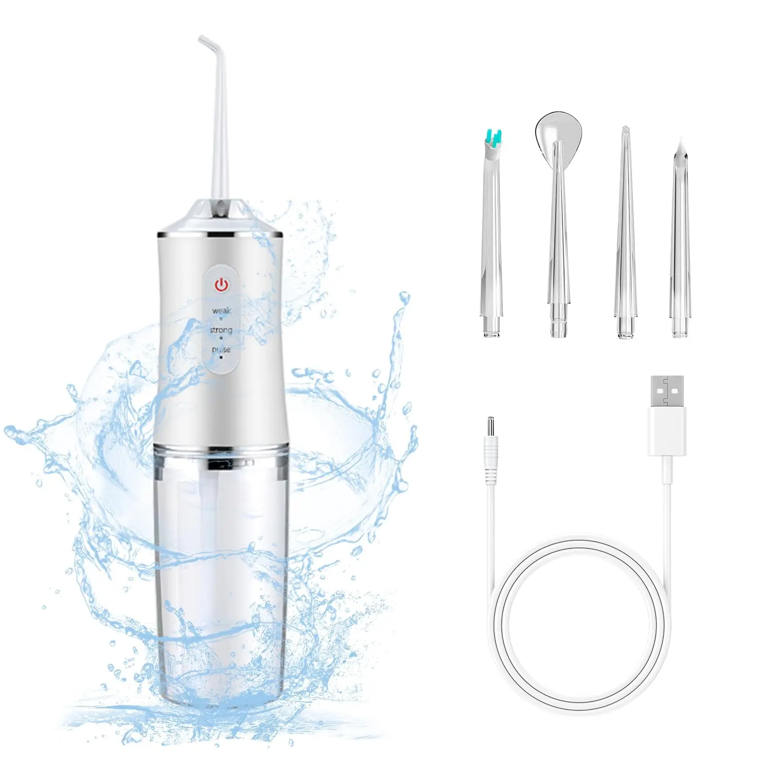 

Powerful Dental Water Irrigator Flosser Electric Cleaner Toothbrush Waterproof Oral Floss Irigator Waterpick For Home Teeth