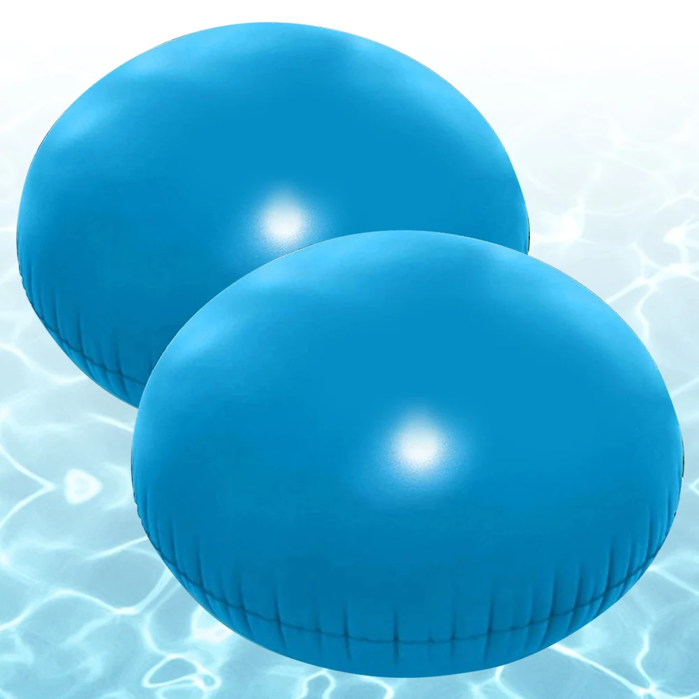 

Round Air Pool Pillow Cold Resistant Winter Pool Pillow Inflatable Winterizing Pool Cover Pillow 4 X 4 Ft for Above Ground Pools