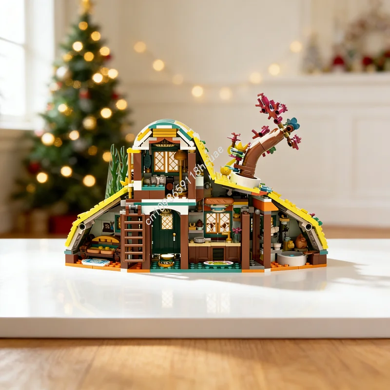 

618pcs MOC Dreamzzz Earth Sheltered Cottage Model Building Toys Blocks Architecture Assemble DIY Creative Christmas Gifts Idea