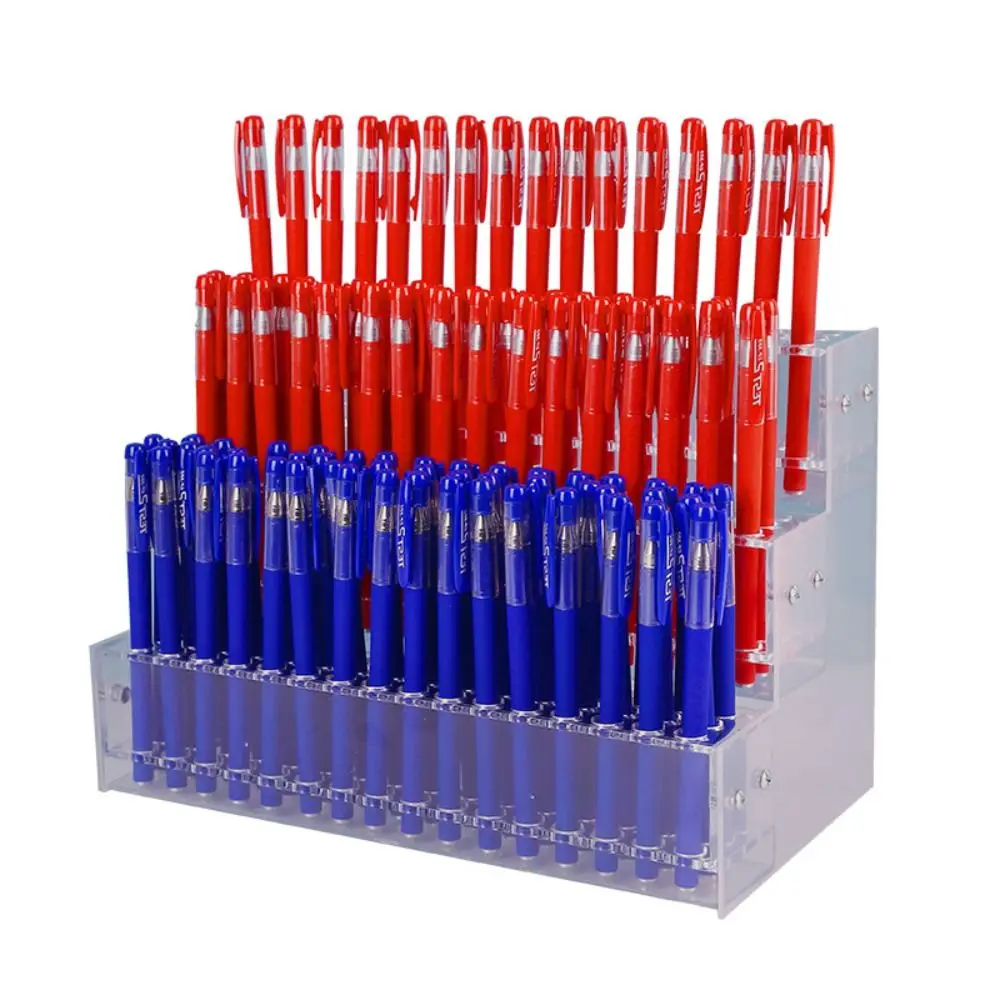 

Simple 1/2/3/4 Layer Mark Pen Holder Acrylic Transparent Makeup Brush Holder Ladder Type Durable Brush Storage Rack Beauty Salon