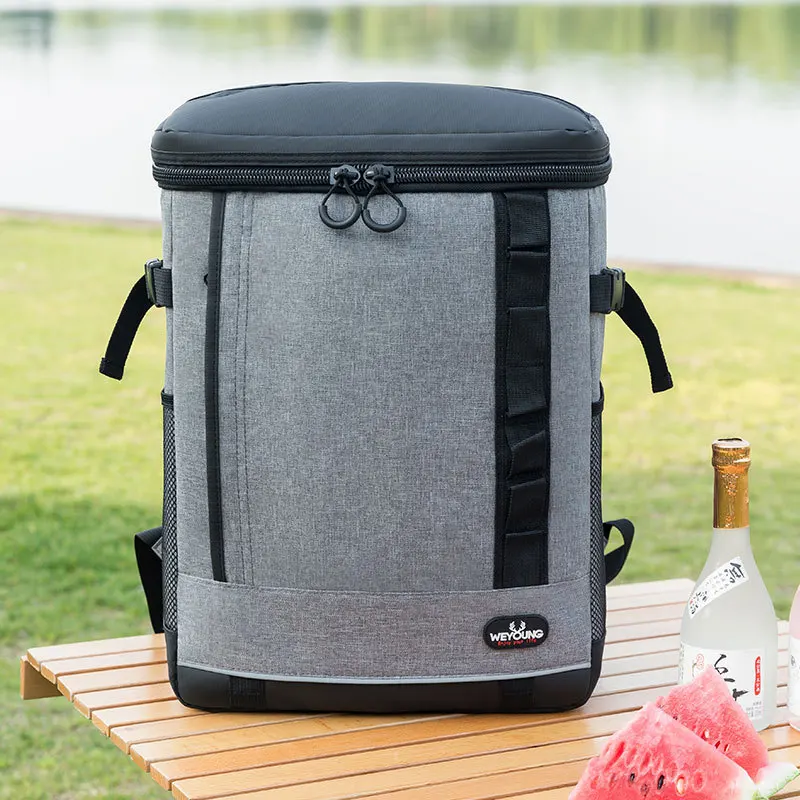 20L Portable Thermal Lunch Bag Food Box Durable Waterproof Cooler Ice Insulated Case Camping Oxford Dinner Backpacks Icebox 가방