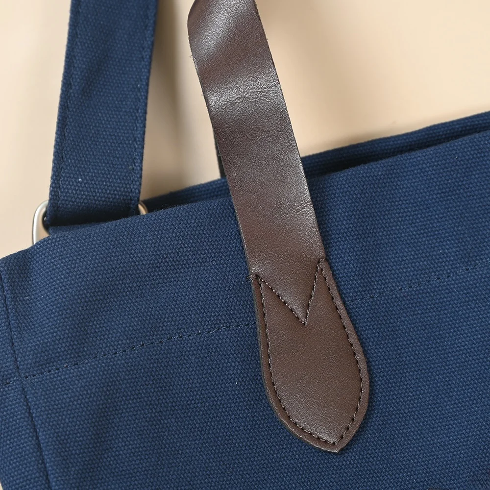 New Style Embroidered Cartoon Pattern Ladies Handbag Thick Canvas Single Shoulder Bag Korean Style Fashionable Casual Bag