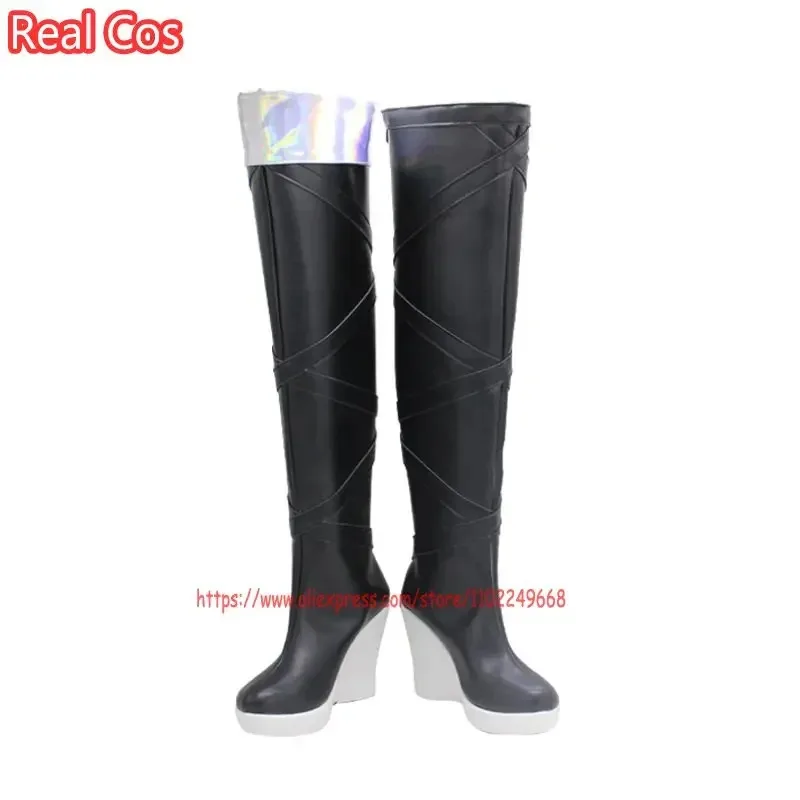 

RealCos LOL Seraphine Games Настроить обувь на высоком каблуке для косплея Сапоги