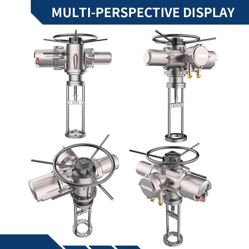 Electric Linear Motion Motorized Actuator IP68 Heavy Motor Control Proportional Valve for Water Treatment