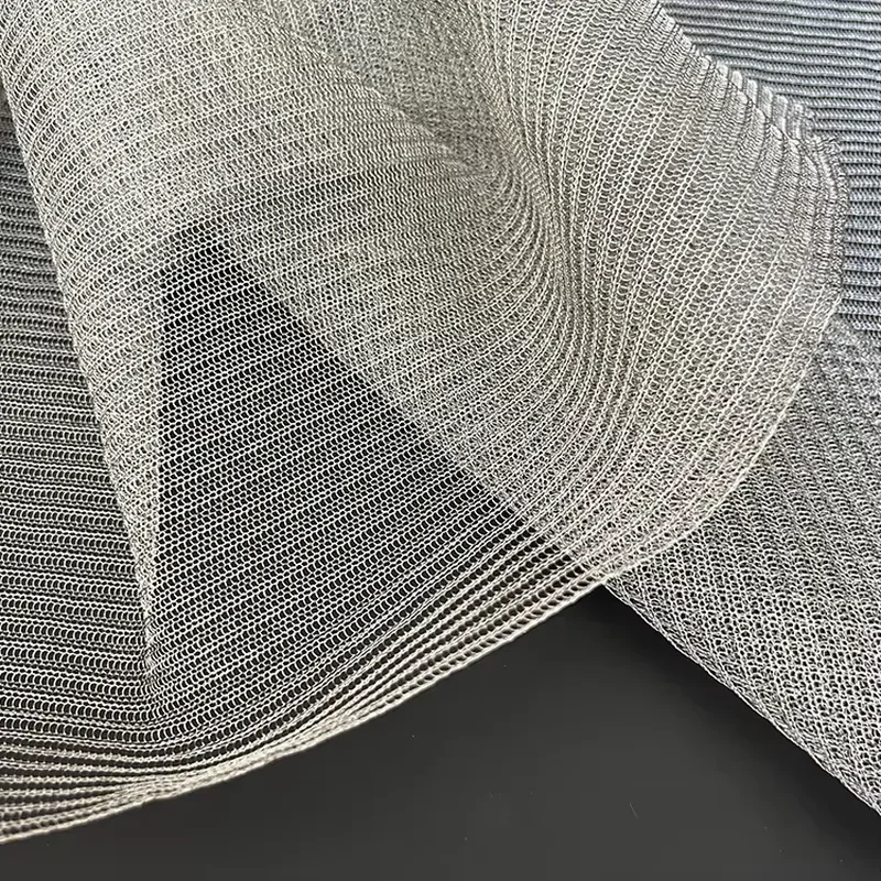 Flexible Stainless Steel 304 Knitted Fabric for Interior Use with Customizable Length
