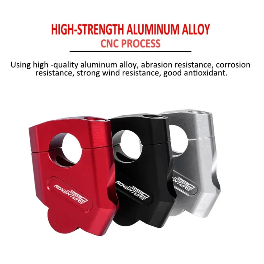 For KTM 390 Adventure Adventure390 2019 2020 Aluminum Motorcycle Handlebar Riser 30mm Heightening Clamp Motorcycle Accessories