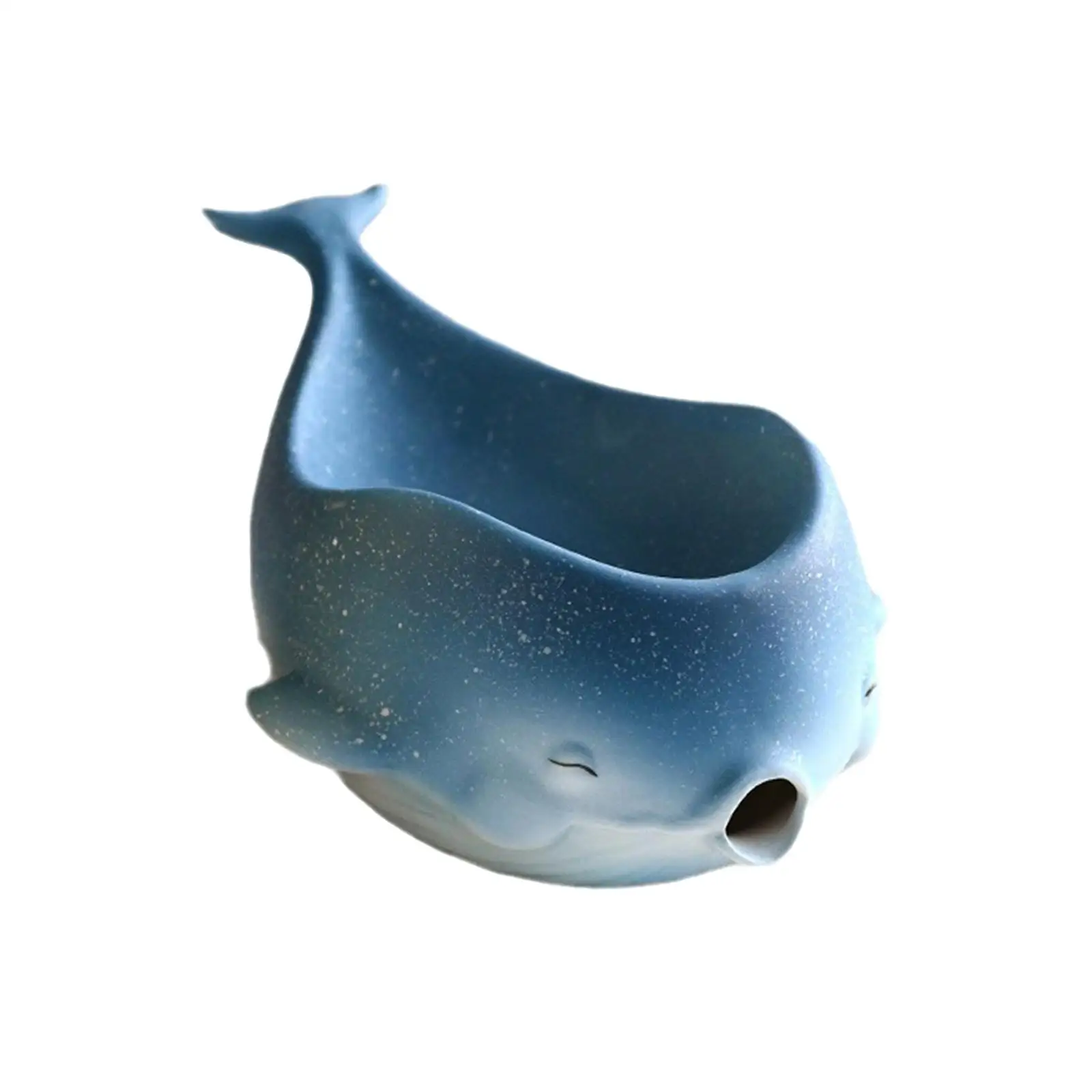 

Soap Holder Bathroom Accessory Easy Cleaning Case Container Funny with Drainage Whale Shark for Bathtub Sink Hotel Bar Kitchen