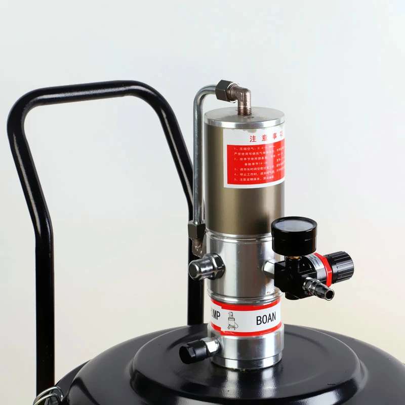 35L Multi-function Air Electric Bucket Grease Pump Pneumatic Lubricator Gun High Pressure Air Operated Grease Dispenser