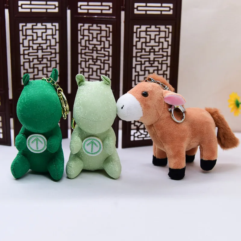 creative Pass Pony  plush pendant   fashione lifelike  keychain soft  lifelike cool decorate christmas birthday gift