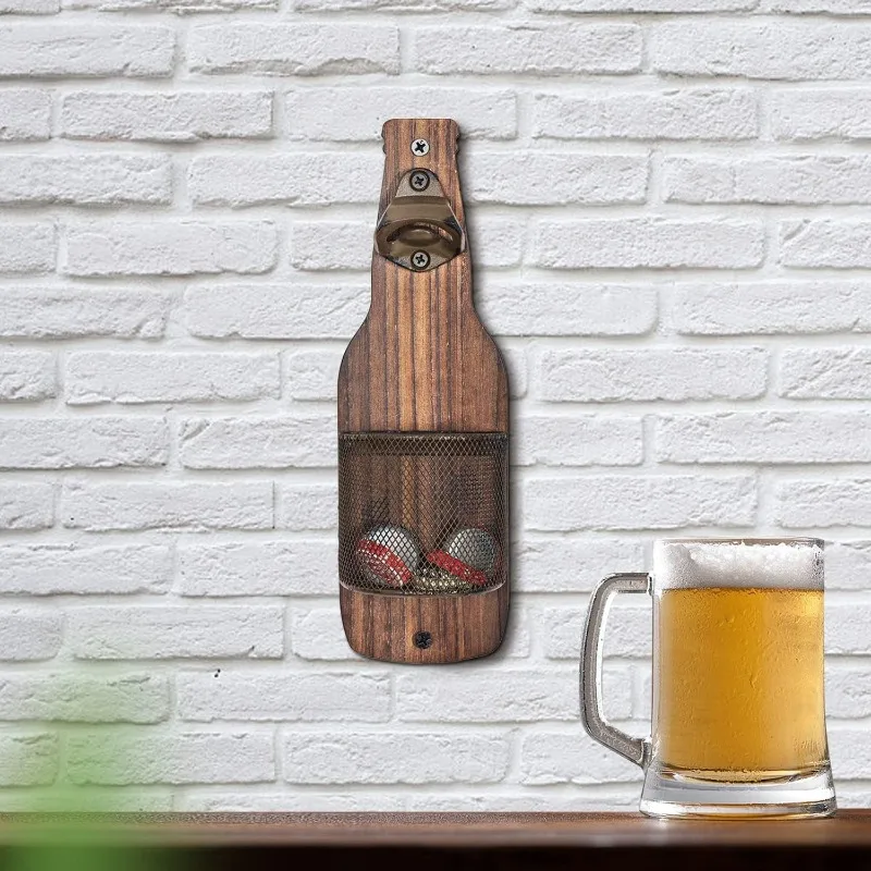Vintage Wall Mounted Creative Bottle Opener Personalized Bottle Opener for Restaurant Wall Decoration Kitchen Accessories - view 3