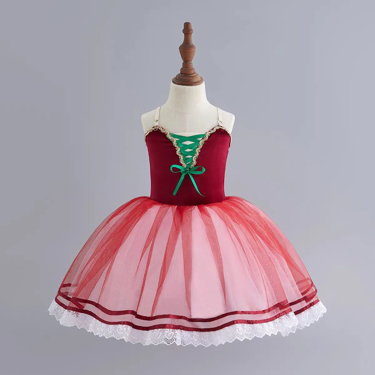 Kinder Ballett Rock Schwan Tanz Rock Tutu Gaze Flauschigen Rock Mädchen Ballett Praxis Kostüm Performance Kleid