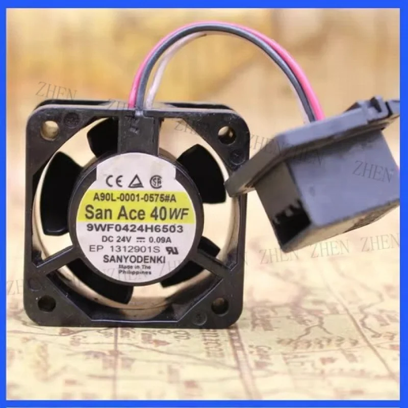 

Y ДЛЯ Sanyo 9WF0424H6503 DC24V 0.09A 3-контактный охлаждающий вентилятор
