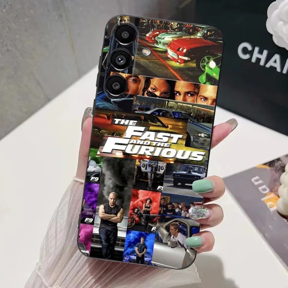 جراب هاتف فريد من نوعه سريع وf-Furious ، غطاء أسود ناعم لهاتف S24 ، S21 ، S22 ، S23 ، S30 ، Ultra ، S20 ، Plus ، Fe ، Lite ، Note ، 10000 ، 5G