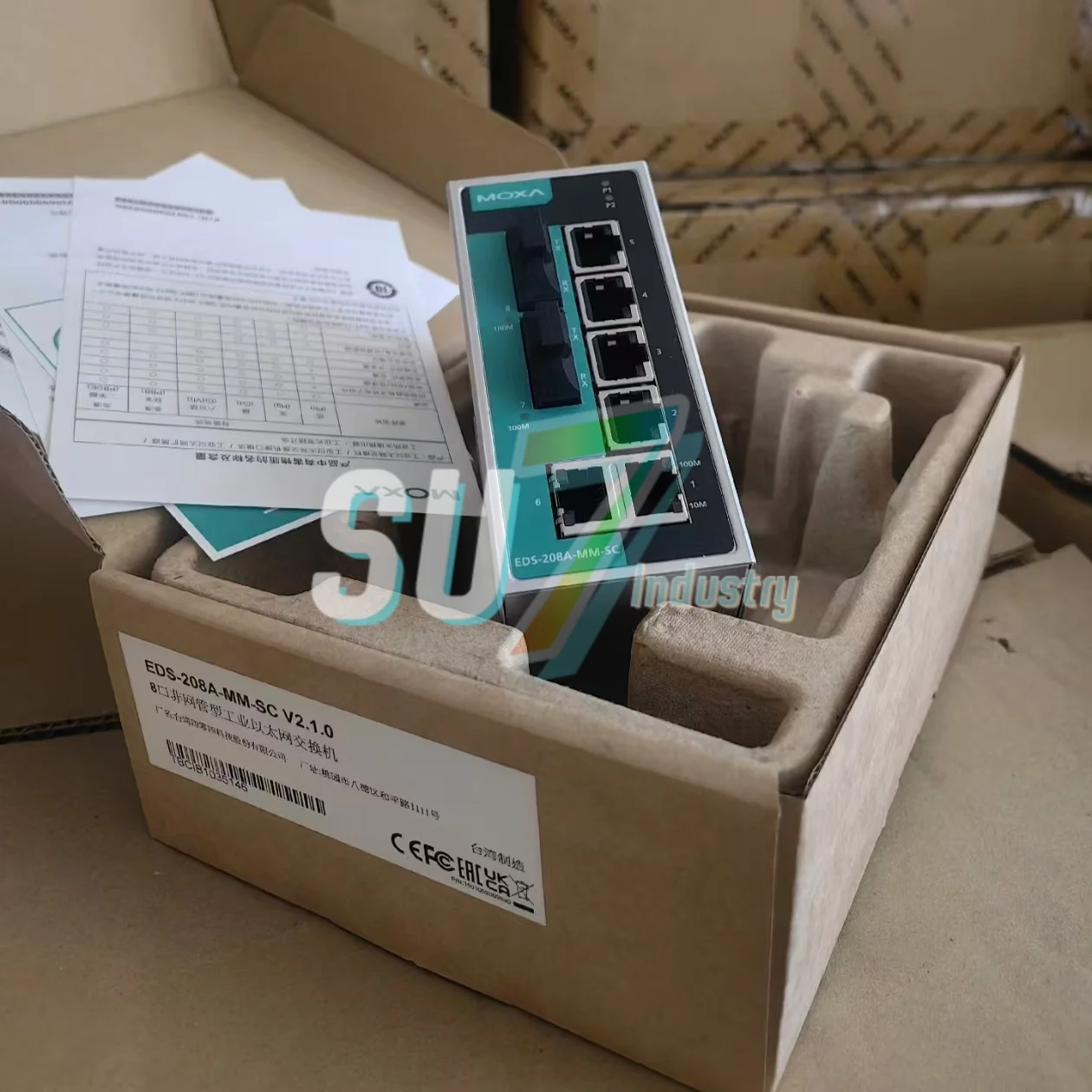 EDS-208A-MM-SC 電気イーサネット スイッチ 倉庫に新入荷