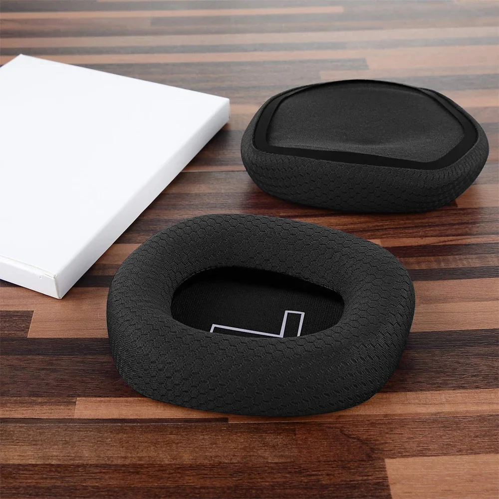 Almohadillas de tela de malla de repuesto para auriculares Logitech G733 G-733 G 733, 1 par