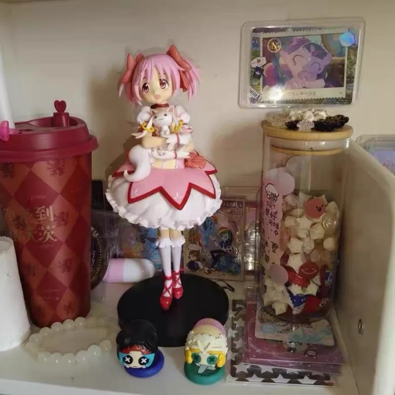 

18cm Puella Magi Madoka Magica Aniem Figure Kaname Madoka Action Figure Magic Girl Model Decor Statue Dolls Toys Christmas Gift