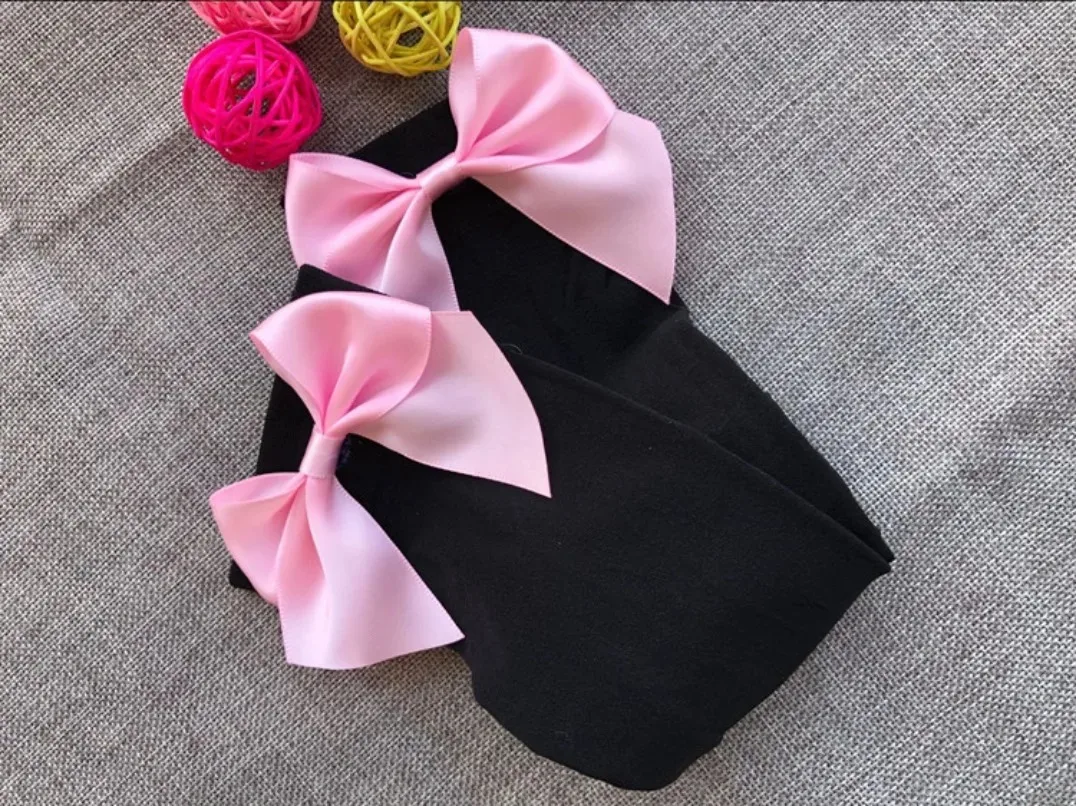 Long Over Above Knee Socks Womens Thigh High Stockings Ladies Girls Black White Pink Bow Knot Cosplay Lolita Harajuku Y2k Kawaii