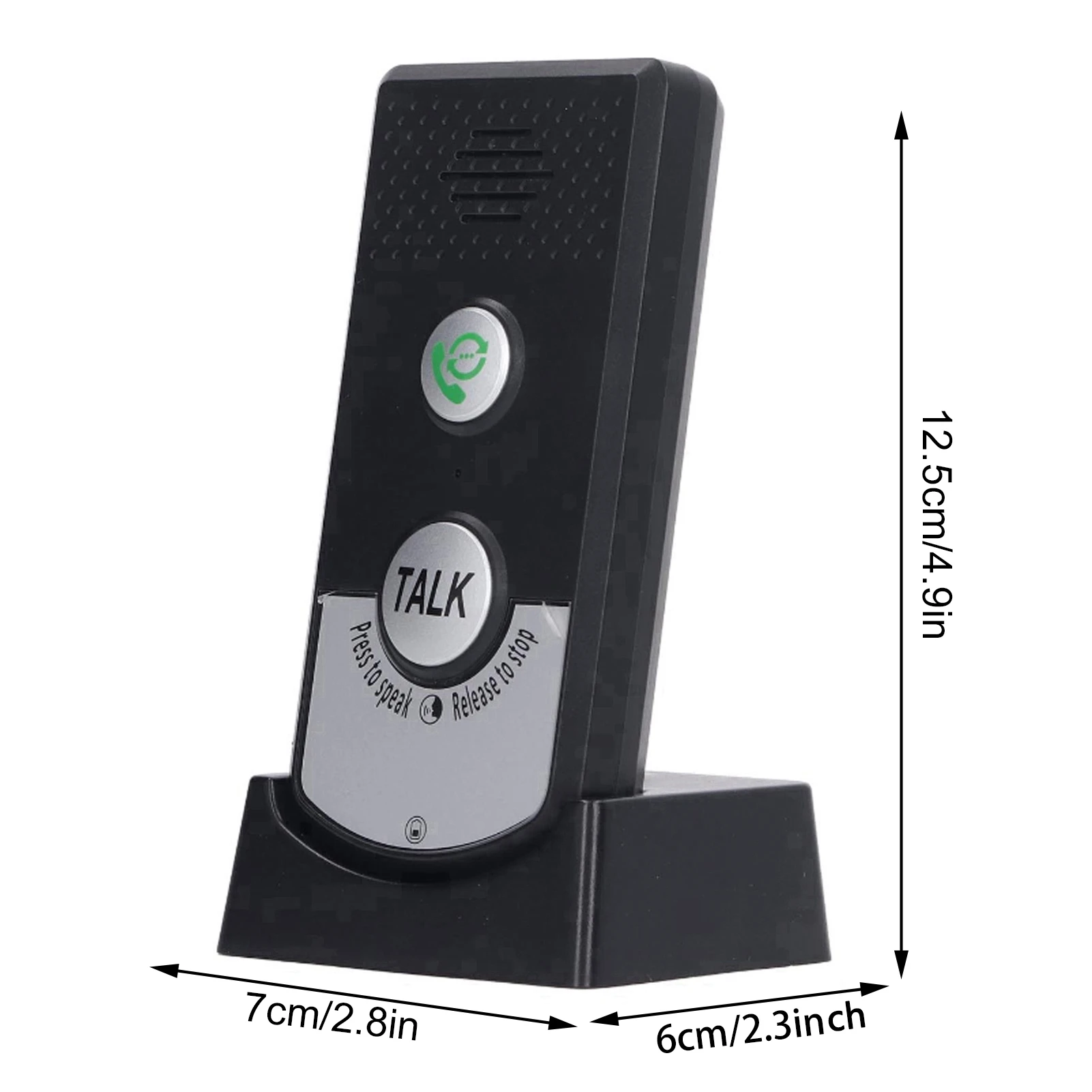 Wireless Voice Intercom Humanized Wireless Intercom Unit Long Range Power Saving Light Indication 2 Way Call for Home